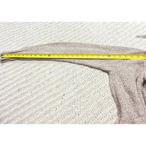 Athleta Cowl Neck Sweater Asymmetrical Womens Size Medium Tan 243338-01 66297 - Picture 6 of 10